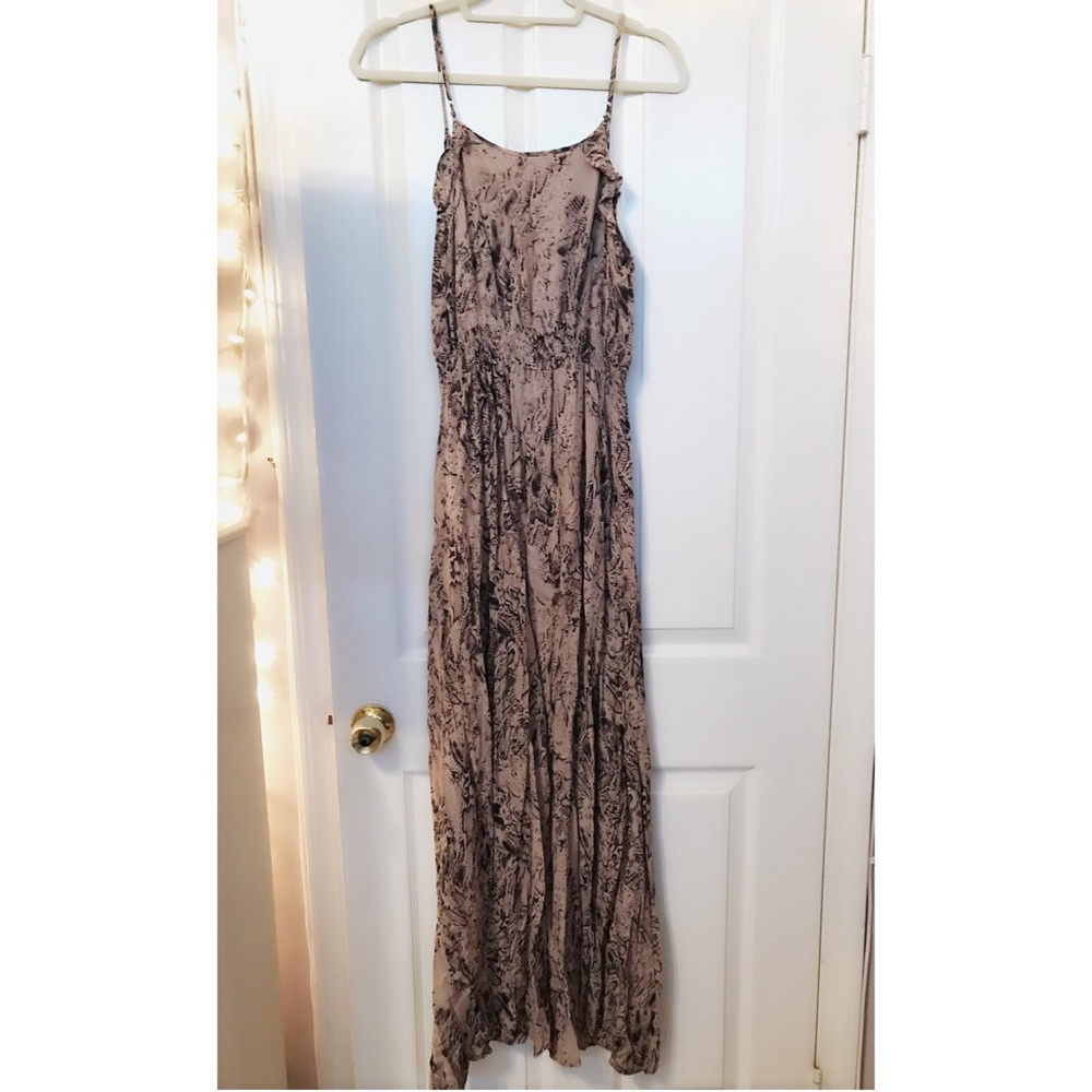 Akualani Snakeskin Maxi Dress